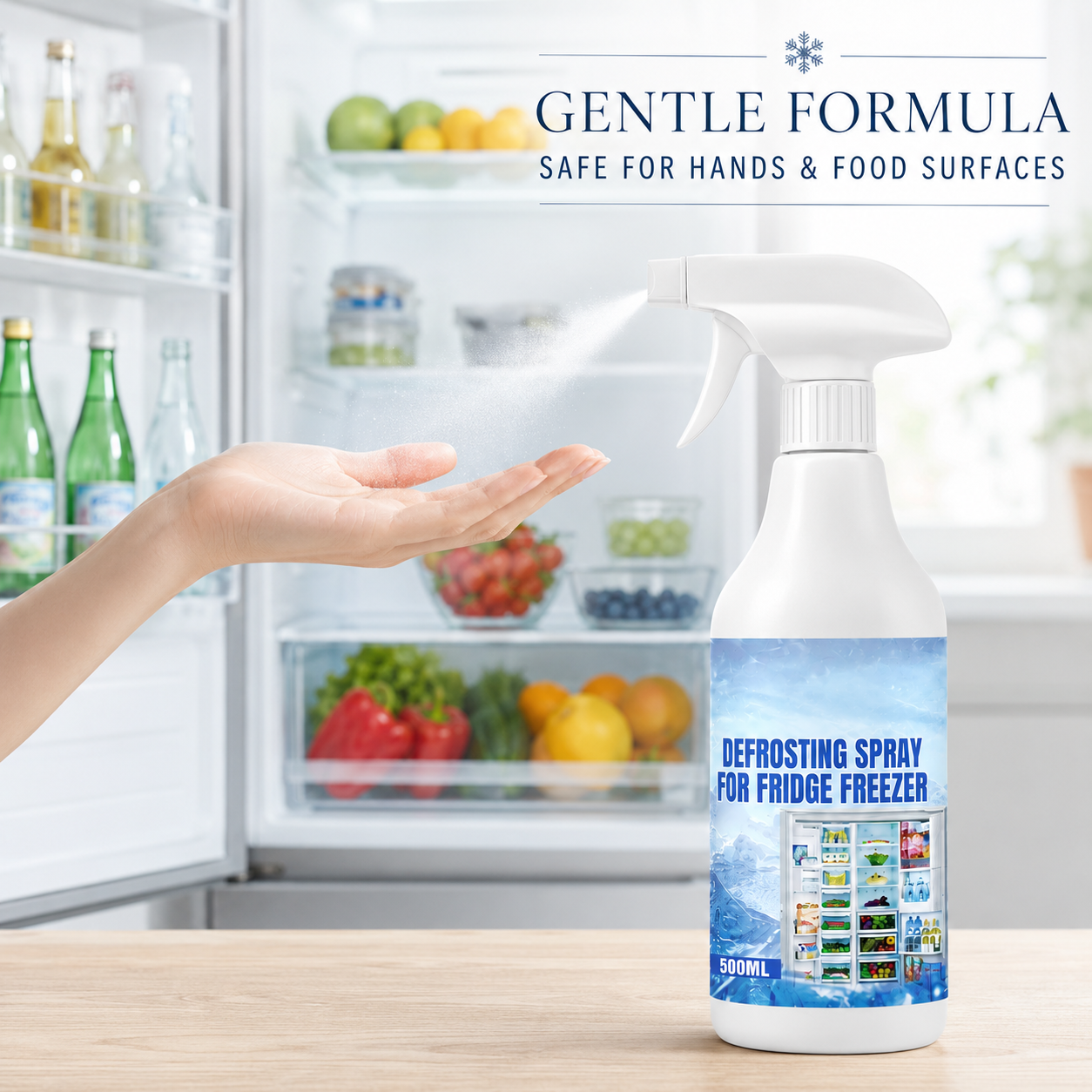Hosday gentle formula for hands and food-contact surfaces
