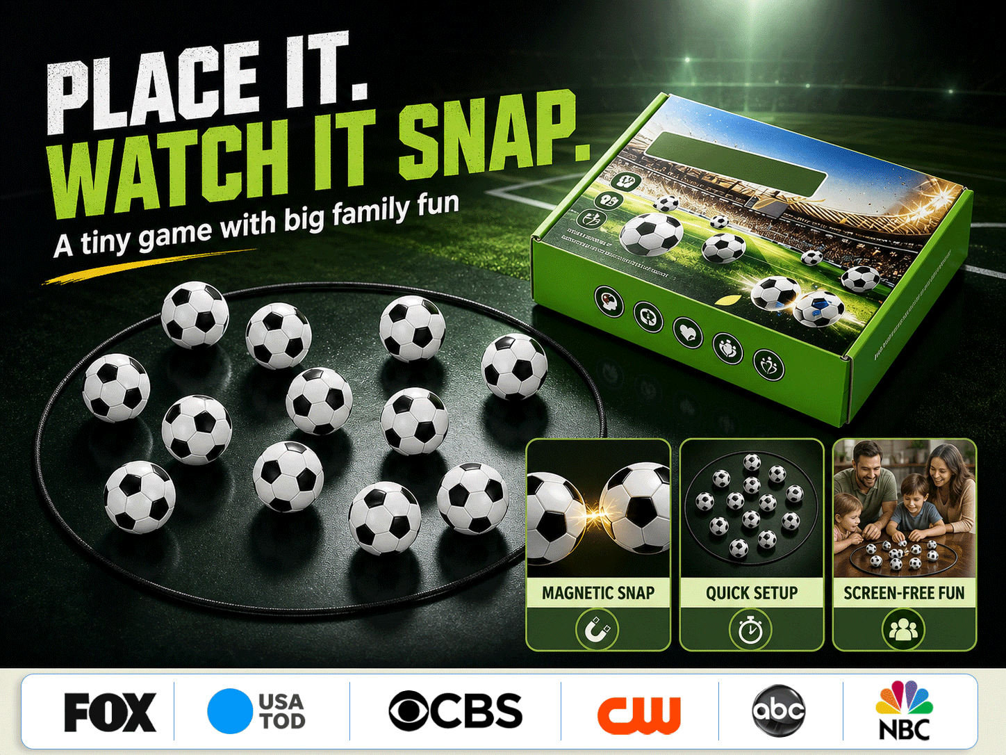 Magnetic Soccer family game product image