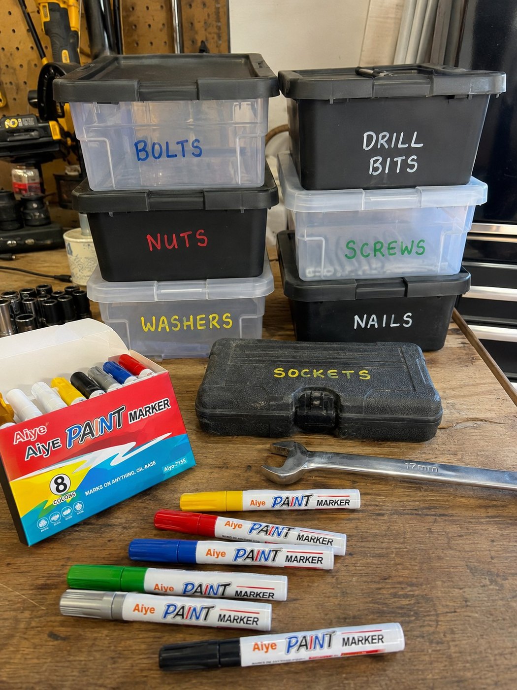 Placeholder customer garage labels