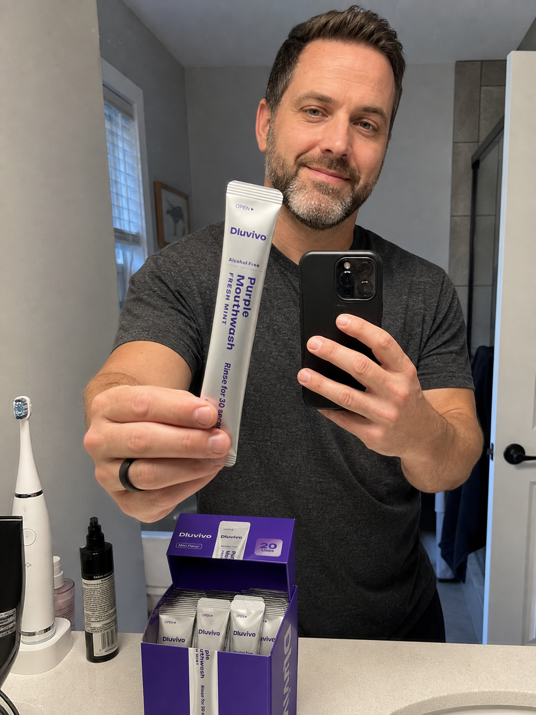 DR.DENT mirror selfie dental work buyer review image