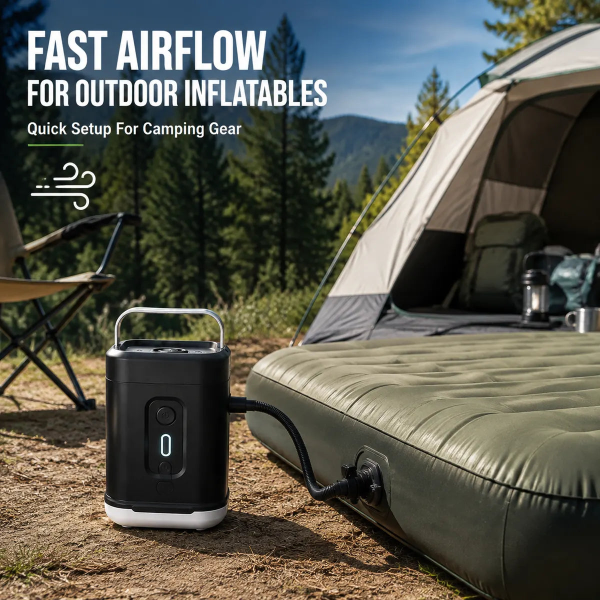 A92 air pump fast airflow for outdoor inflatables square feature image