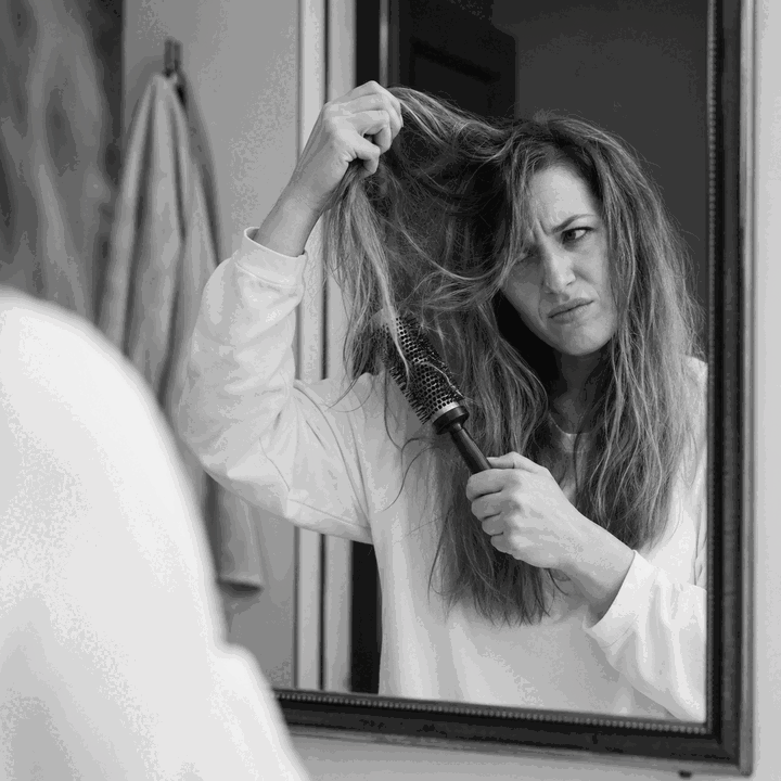 Mirror styling confidence concern