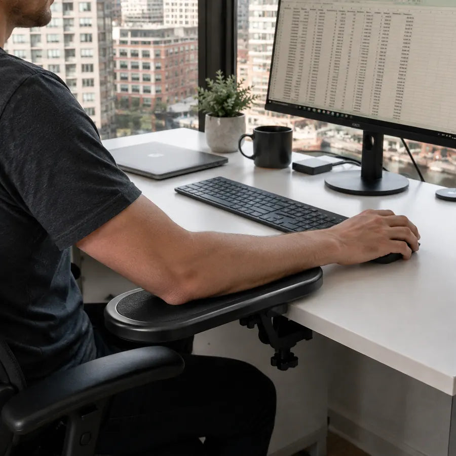 Marcus J. spreadsheet work desk review photo