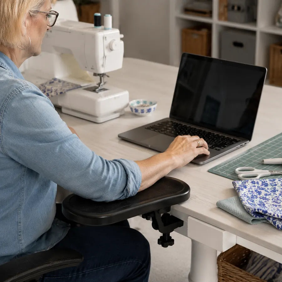 Karen W. sewing and laptop table review photo