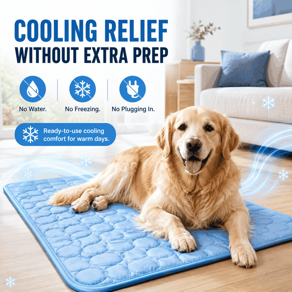 Cooling Pet Mat cooling relief without extra prep