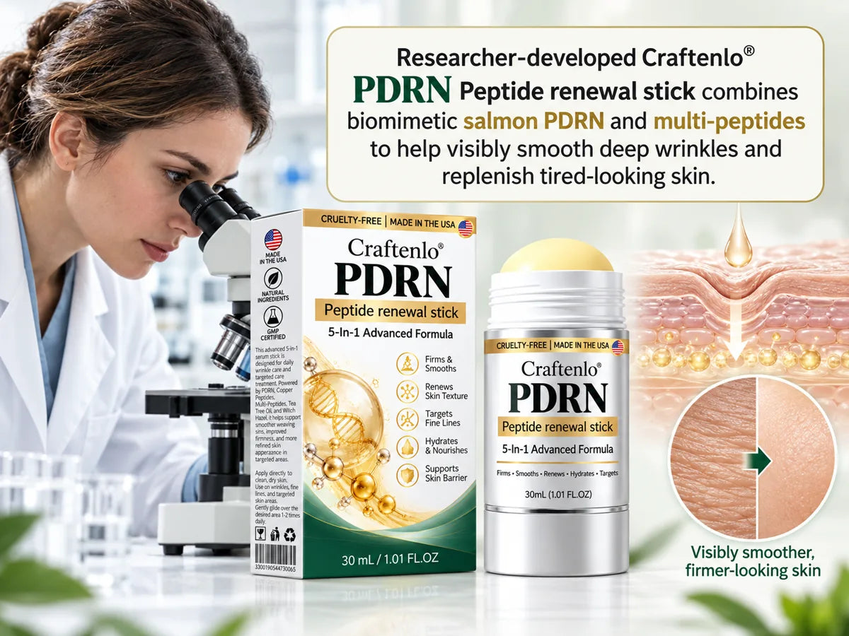 Craftenlo PDRN peptide renewal stick presentation
