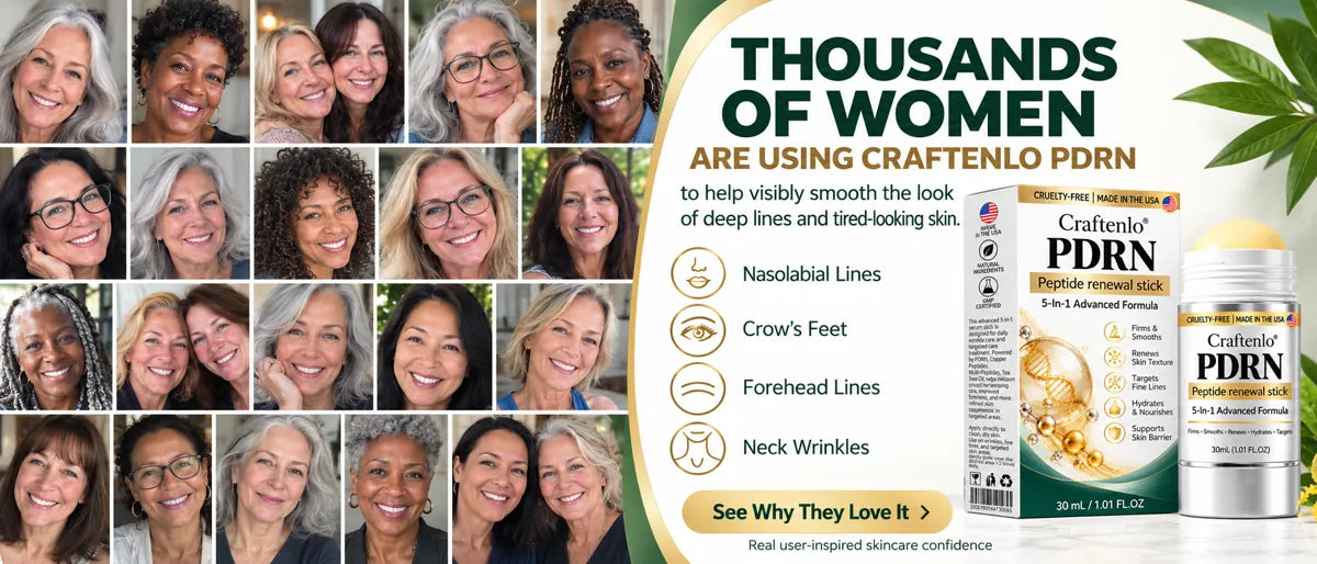 Women using Craftenlo PDRN for visible wrinkle care
