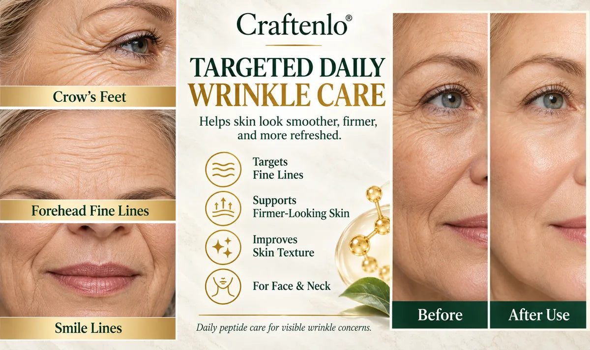 Daily mature skin care progress