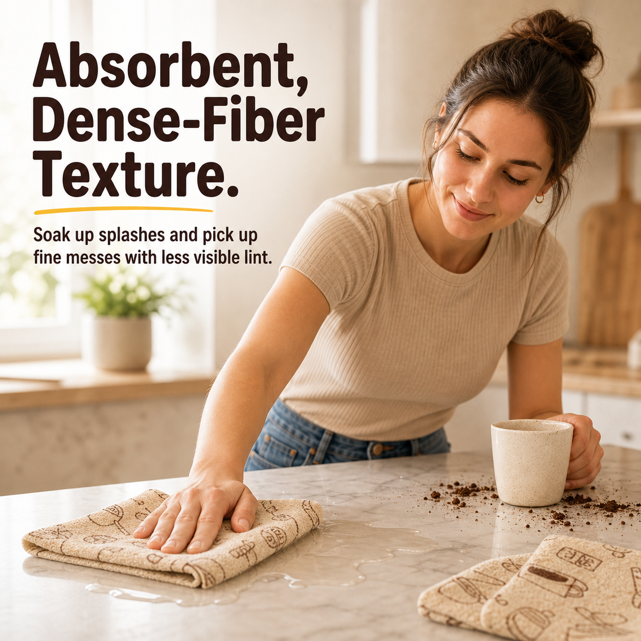 Dense fiber texture