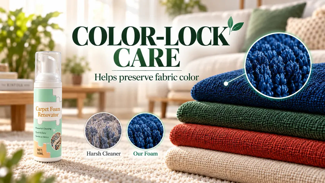 Color-lock care helps preserve fabric color