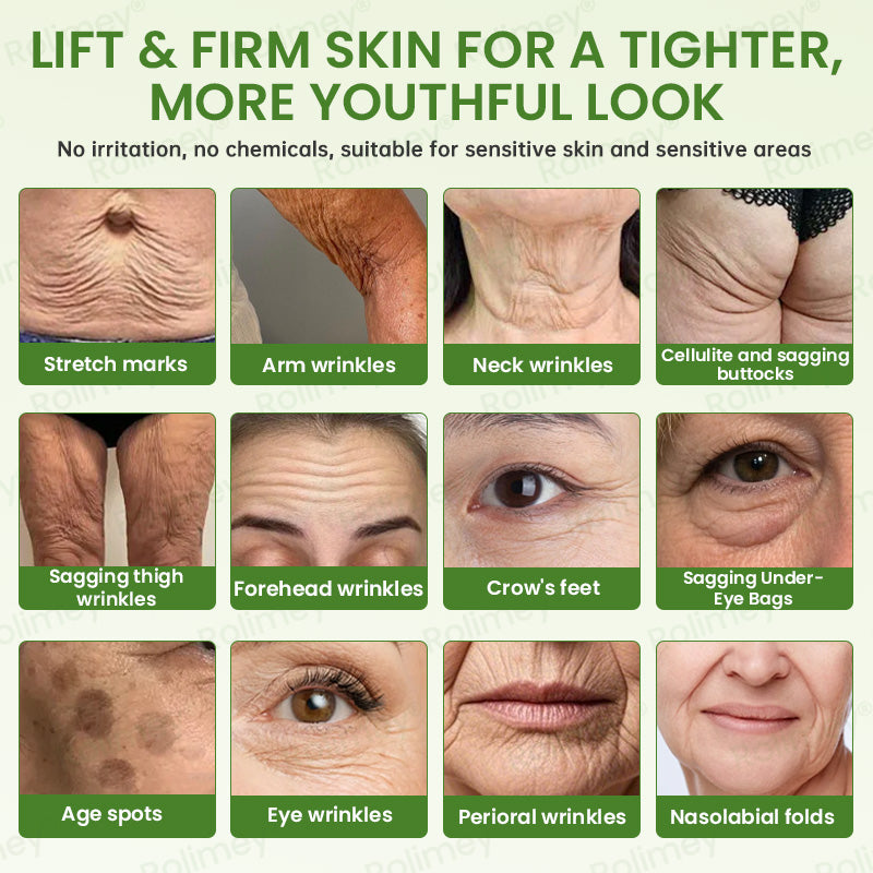 Firming care results collage