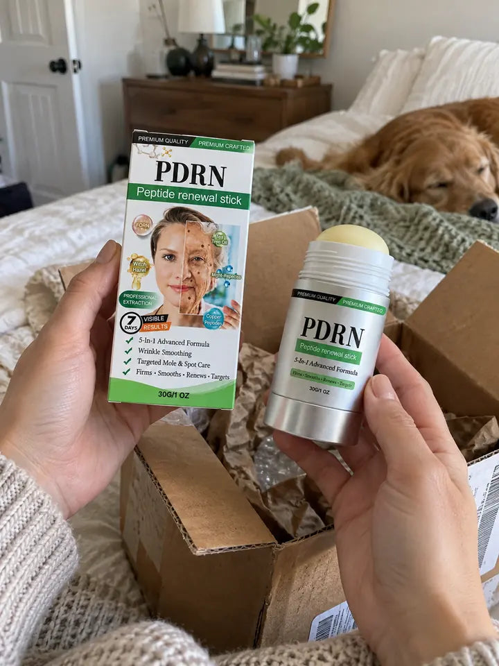 Customer review photo featuring the PDRN peptide renewal stick
