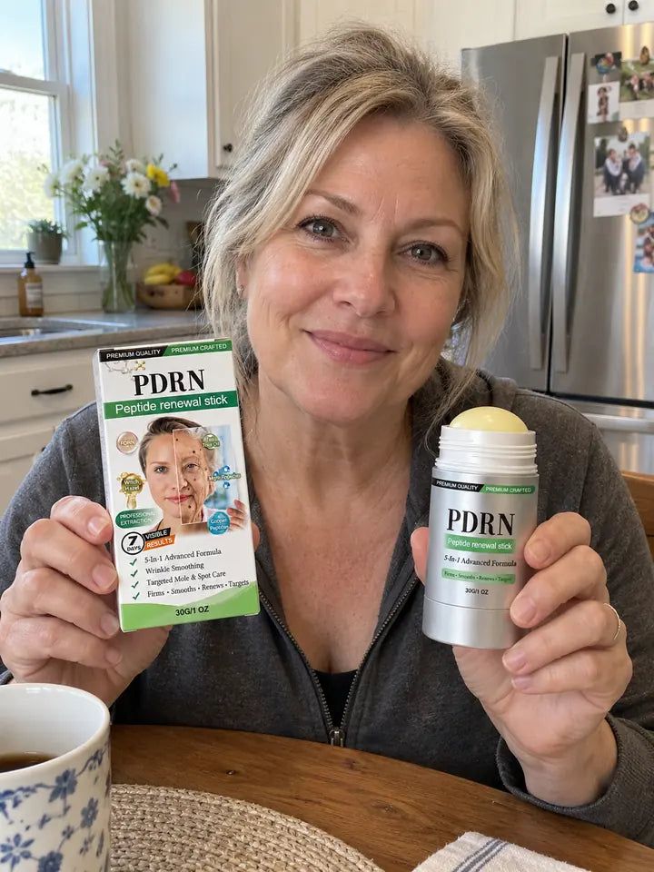 Customer review photo featuring the PDRN peptide renewal stick