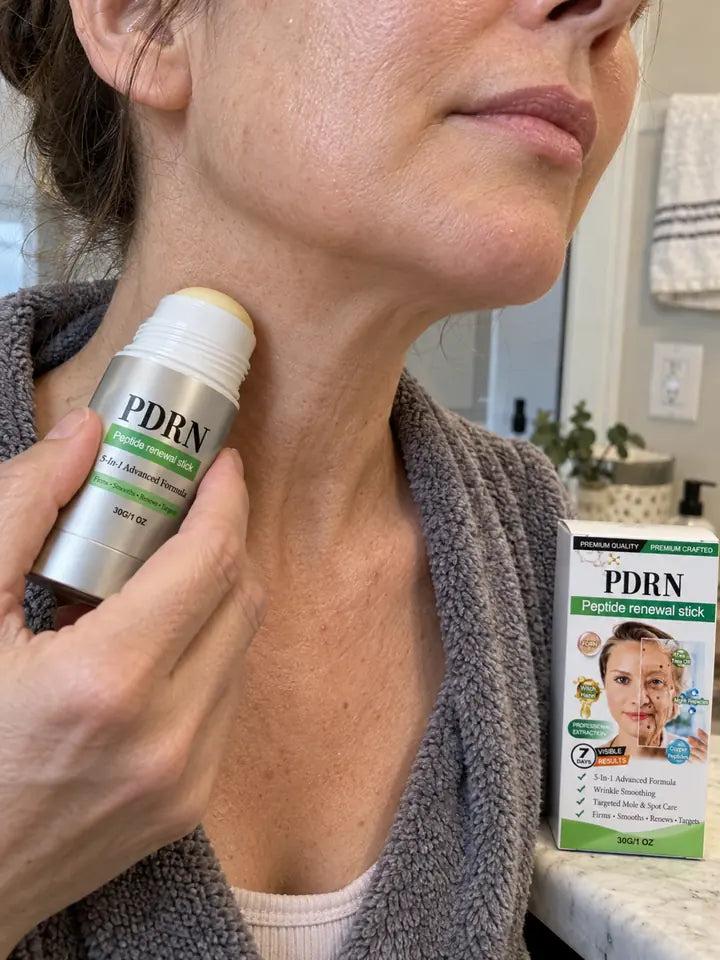 Customer review photo featuring the PDRN peptide renewal stick