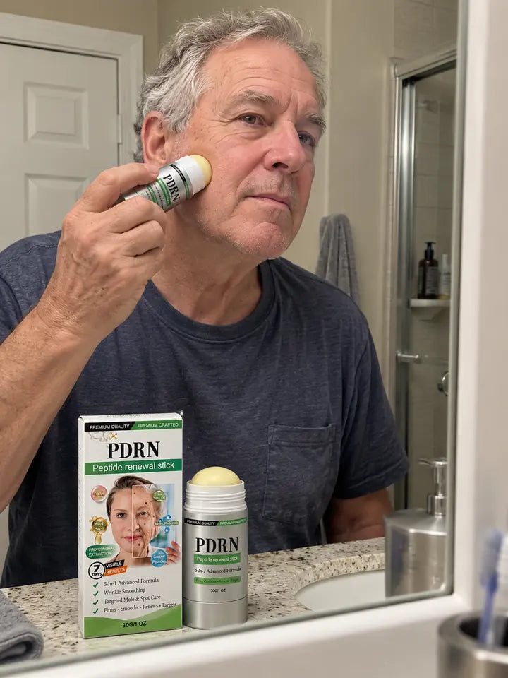 Customer review photo featuring the PDRN peptide renewal stick