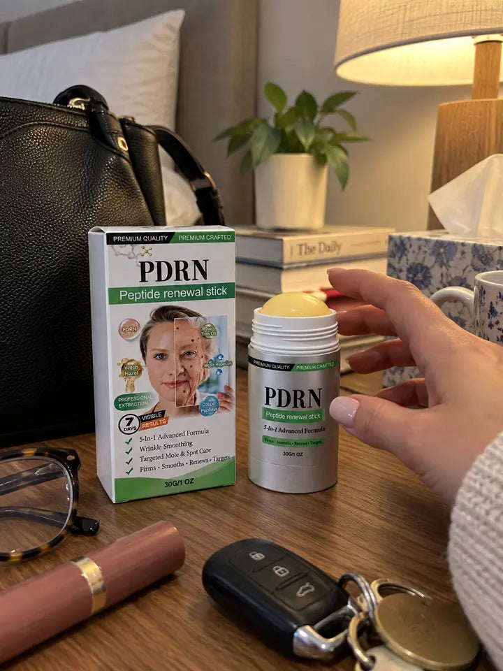 Customer review photo featuring the PDRN peptide renewal stick