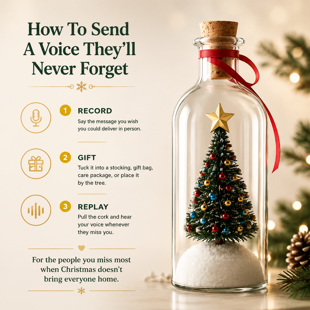 How to send a voice they will never forget guide