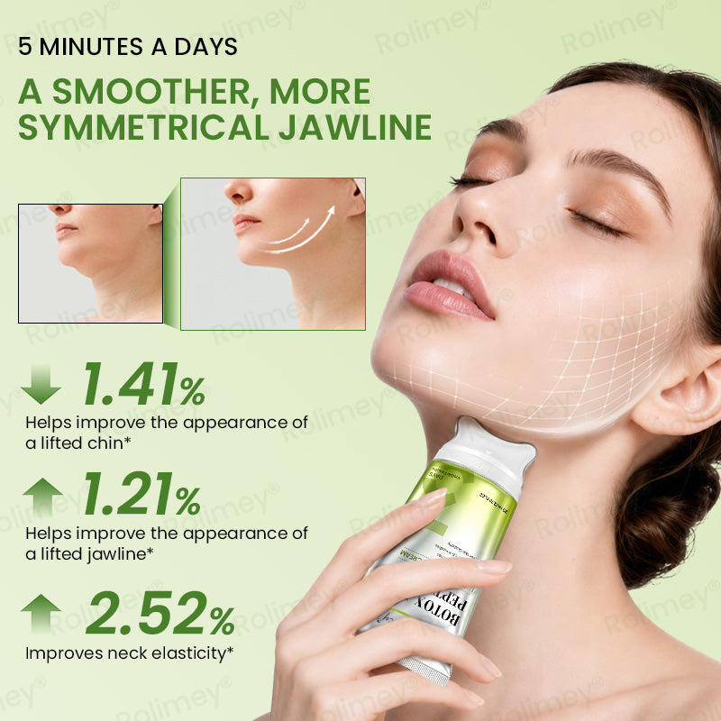 Jawline smoothing visual result