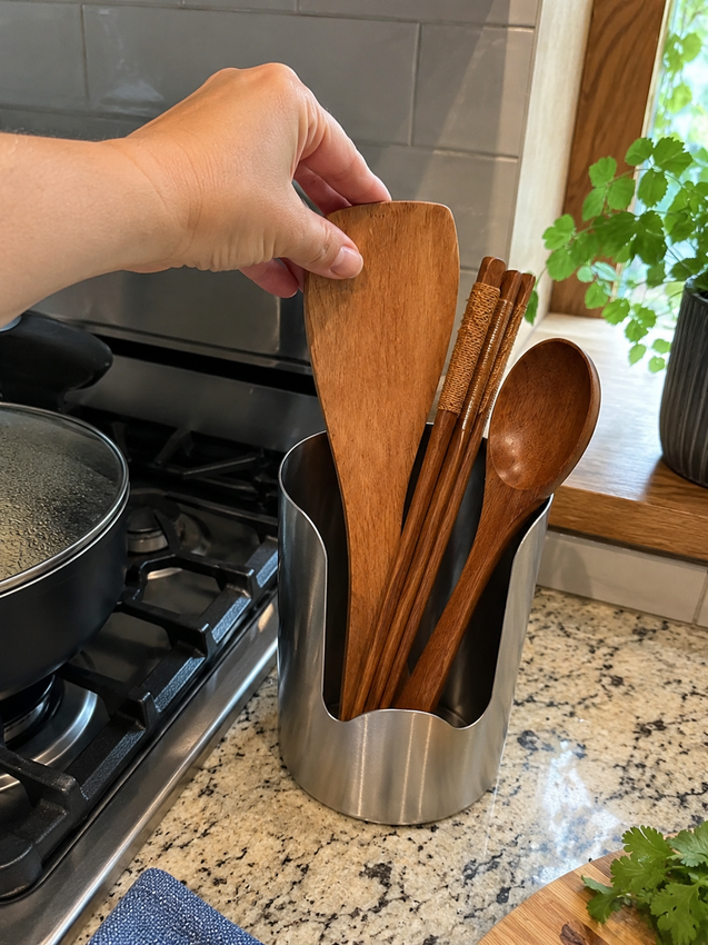 Customer kitchen storage photo