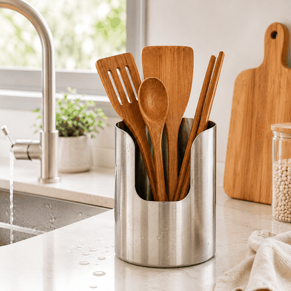 Brushed thickened stainless steel surface detail