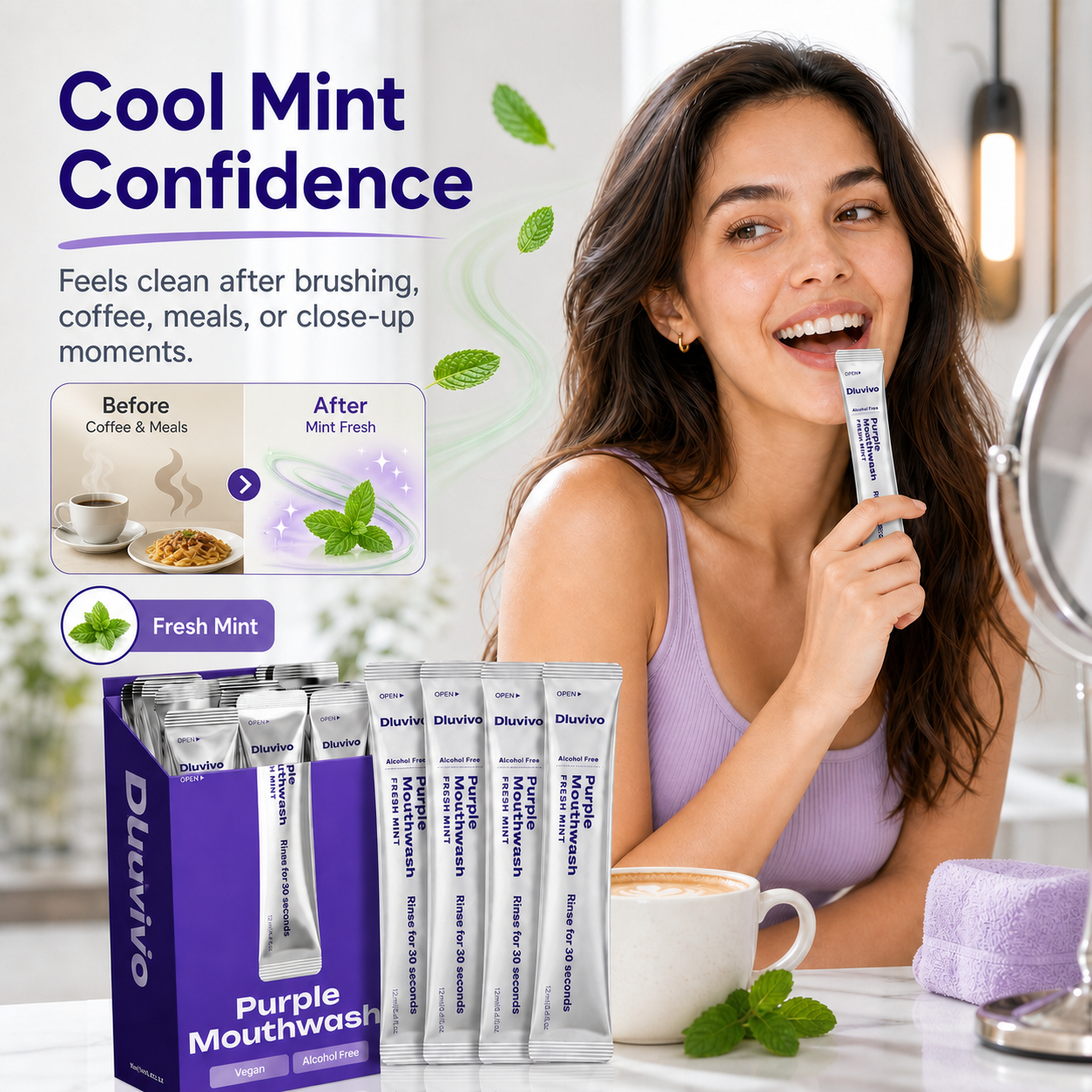 DR.DENT cool mint confidence material