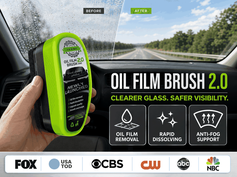 Oil Film Brush 2.0 trust endorsement before and after clearer glass visual