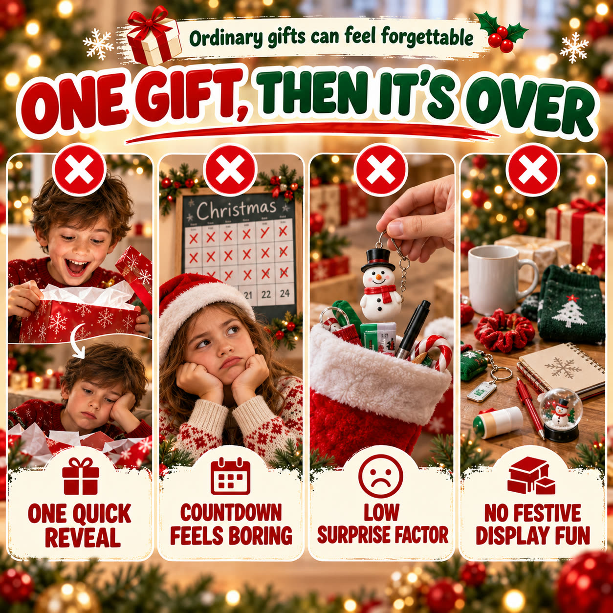 Four reasons ordinary one-moment Christmas gifts can feel forgettable
