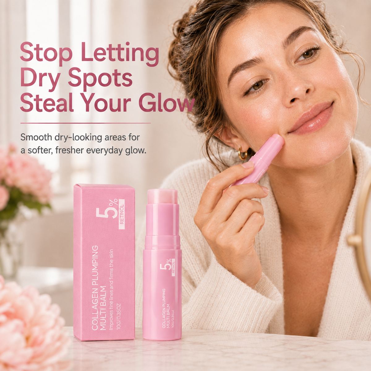 PDRN collagen multi balm glow care product visual