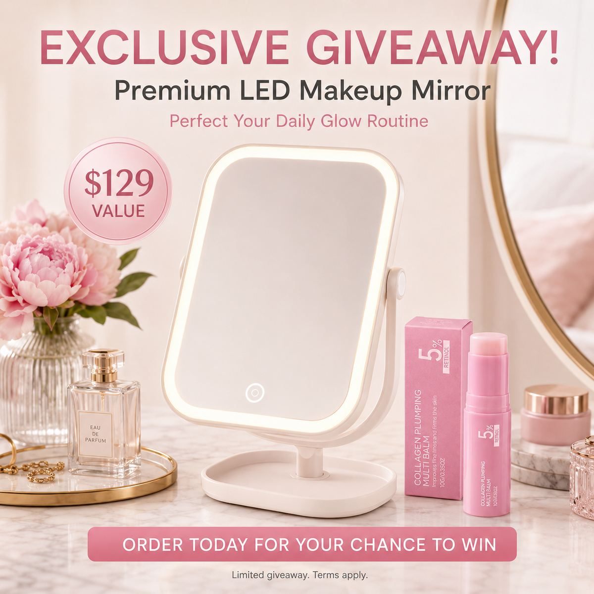 PDRN collagen multi balm giveaway visual