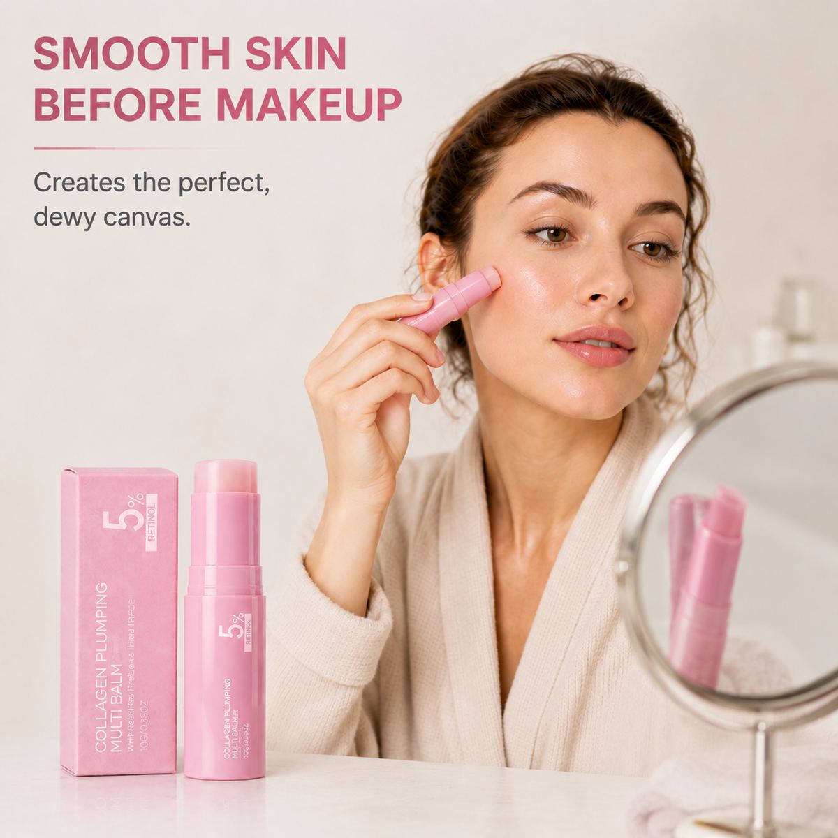 PDRN balm for lips neck and under eyes