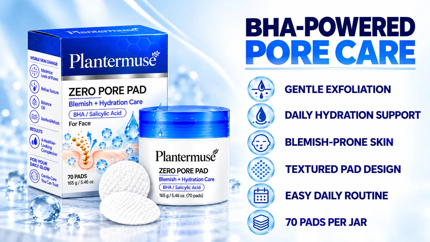 Plantermuse Zero Pore Pad key pore-care benefits