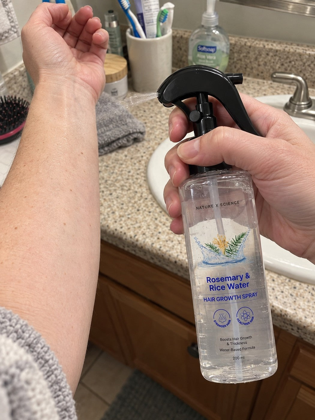 Illustrative photo of a small-area skin test