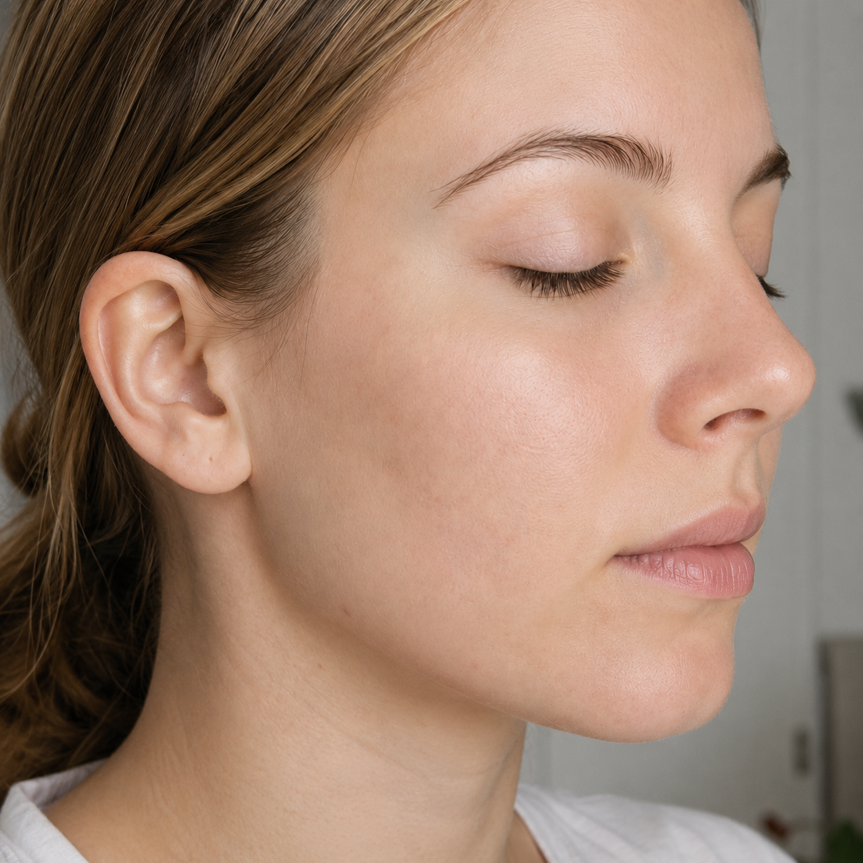 Post-acne mark review photo after