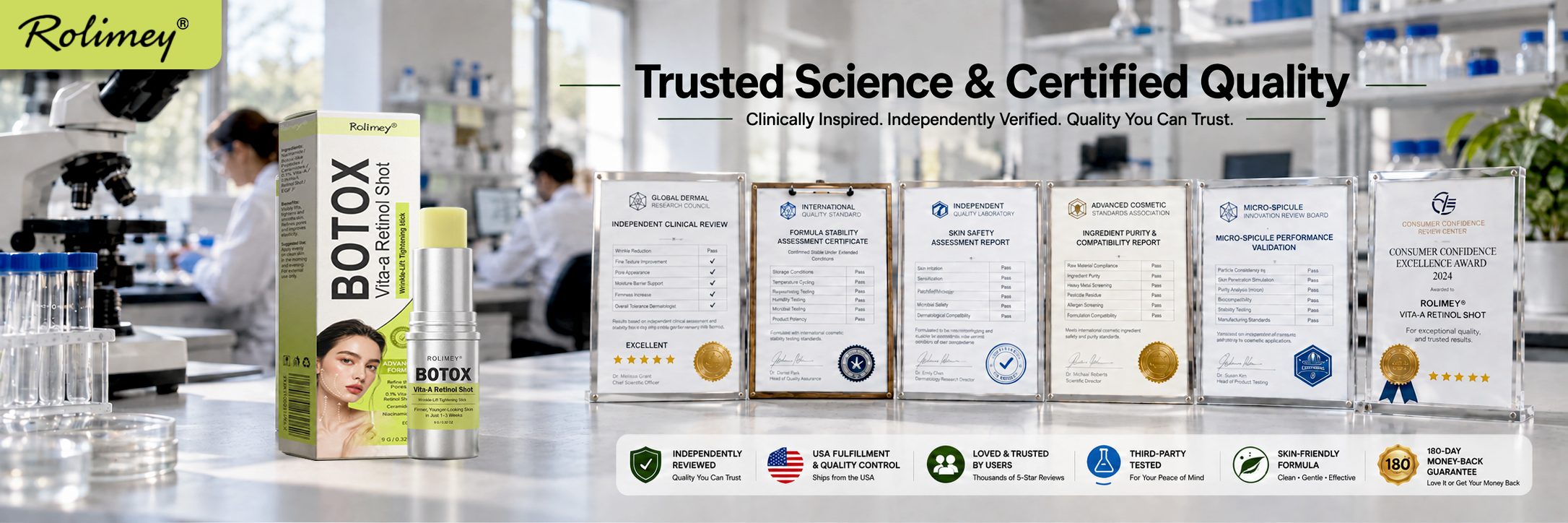 FDA approved skincare quality standard