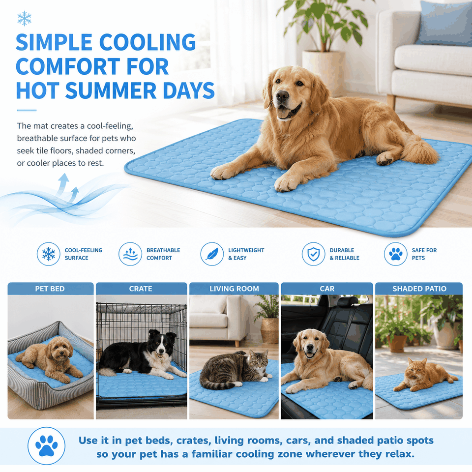 Cooling Pet Mat simple cooling comfort for hot summer days