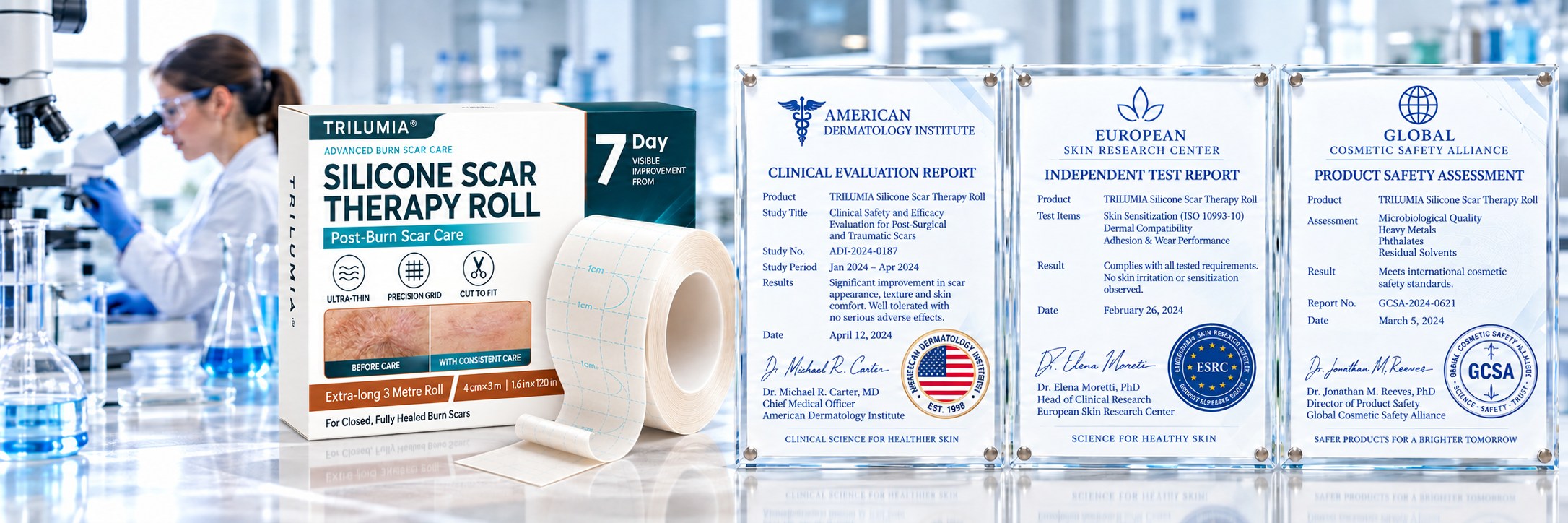 TRILUMIA® product presentation with clinical evaluation and safety assessment reports