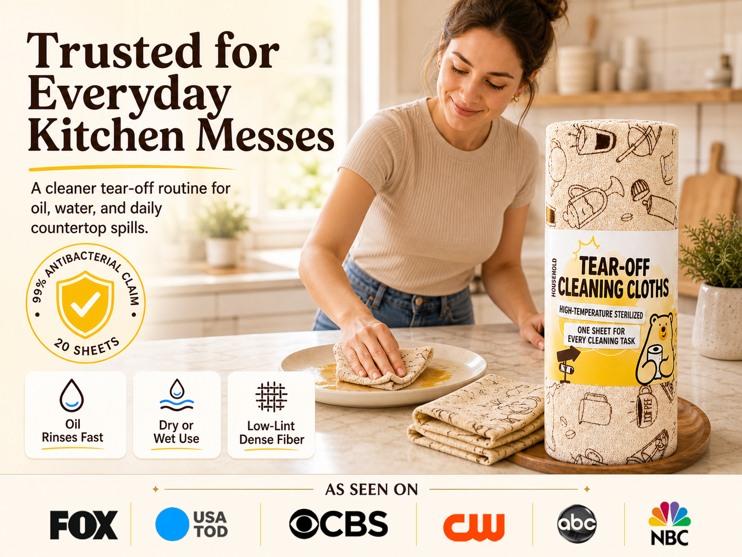 Trusted for everyday kitchen messes